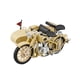 thumbnail image 5 of Modelo de motocicleta 1/10 con sonido y luz Modelo de triciclo Simulación de motocicleta Amarillo, 5 of 9