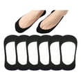 thumbnail image 1 of DEELLEEO Ultra Low Cut Liner Socks Women  Show Non Slip Hidden Invisible For Flats Boat Summer, 1 of 7
