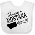 thumbnail image 3 of Inktastic Someone in Montana Loves Me Boys or Girls Baby Bib, 3 of 4