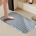 thumbnail image 3 of Rheen Pvc Bathroom Anti-Slip Mat, Shower and Bathroom Floor Mat, Bathtub Floor Mat, Household Toilet Anti-Drop Mat, Beige, 17.7" x 29.5", 3 of 6