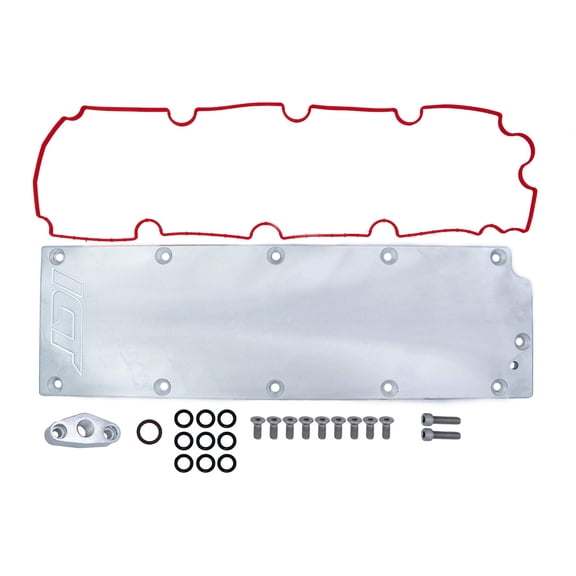 LS Gen 4 O-ringed Valley Pan Cover Plate w/Oil Sensor Port