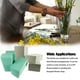 thumbnail image 5 of Bewildely 6 piezas de espumas florales, bloque seco, flor artificial, barro, rectángulo, guirnalda artesanal, arreglo de plantas, base Artesanía Verde 4 piezas Bewildely HA084410-02, 5 of 6