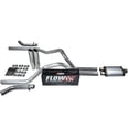 thumbnail image 2 of Truck Exhaust Kits - Shop Line Dual Exhaust Sytem 2.5 inch Aluminized Pipe Flowmaster Flow FX Muffler Polished Rolled Tips With Corner Exit Adapters, 2 of 10
