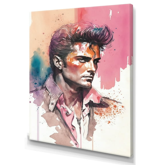 Designart Hollywood Musician I Canvas Wall Art