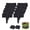 Black, variant on Faux Imitation Stone Garden Edging Border, No Dig Landscape Edging for Lawn, Flower Bed, Yard Landscaping, DIY Decorative Stone Garden Fence for Outdoor Pathway Patio(Black)