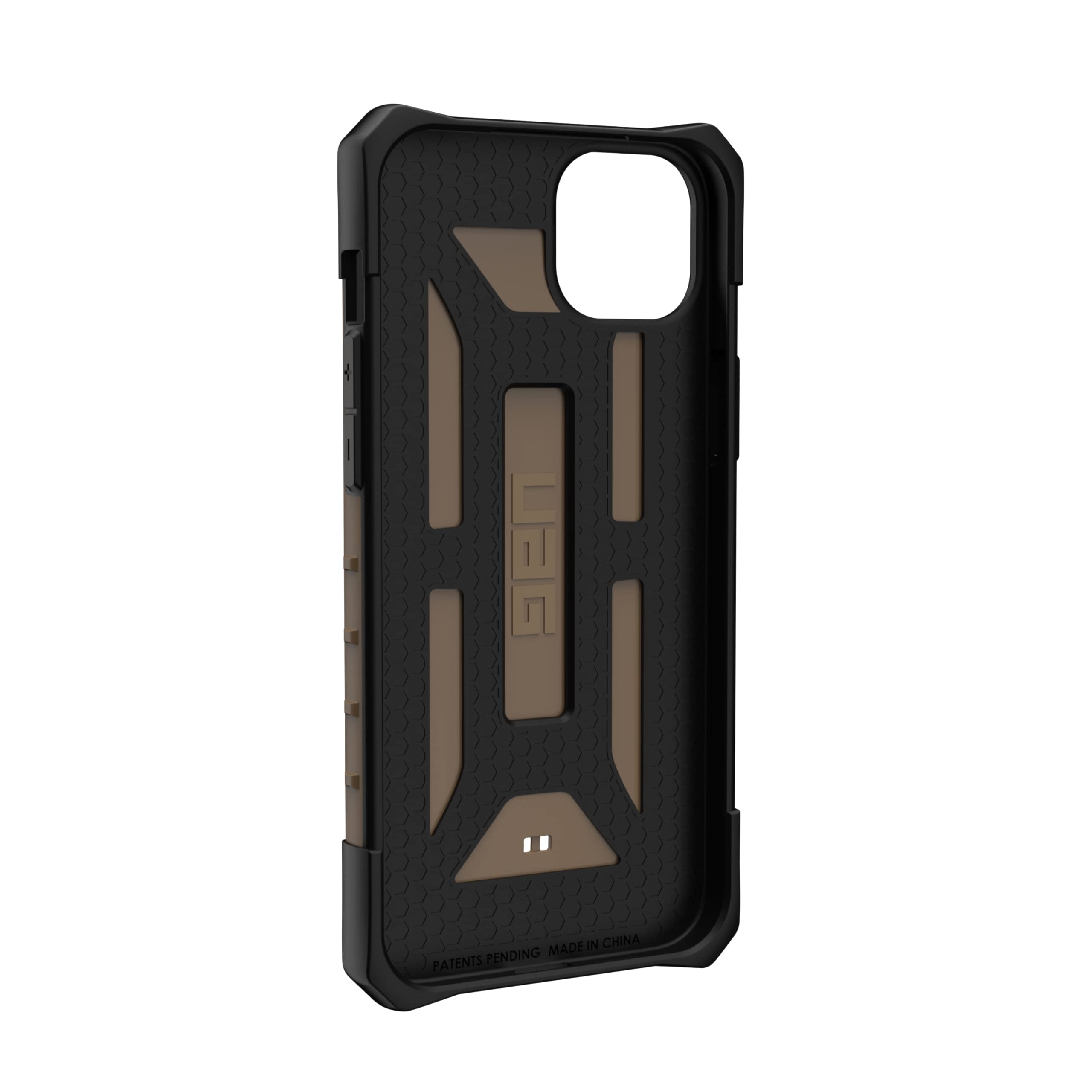 UAG iPhone 14 Plus Case Brown Dark Earth 6.7" Pathfinder Slim Lightweight Shockproof Dropproof Rugged Protective Cover Compatible with Wireless Charging by URBAN ARMOR GEAR