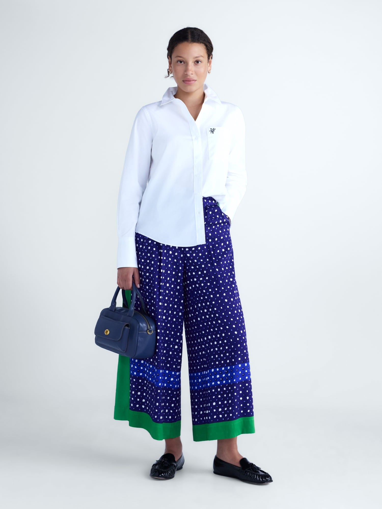 Free Assembly Women's and Women's Plus Silk Blend Cropped Wide Leg Pants, 26" Inseam, Sizes XXS-4X