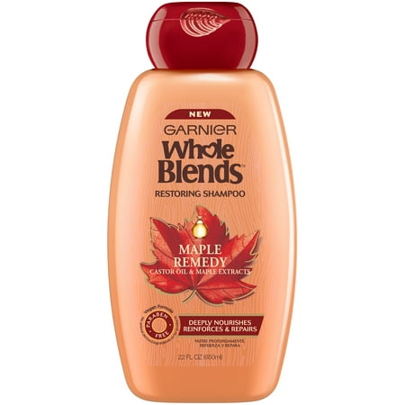 Garnier Whole Blends Restoring Shampoo Maple Remedy, For Dry, Damaged Hair, 22 fl. (Best Shampoo For Extremely Dry Damaged Hair)