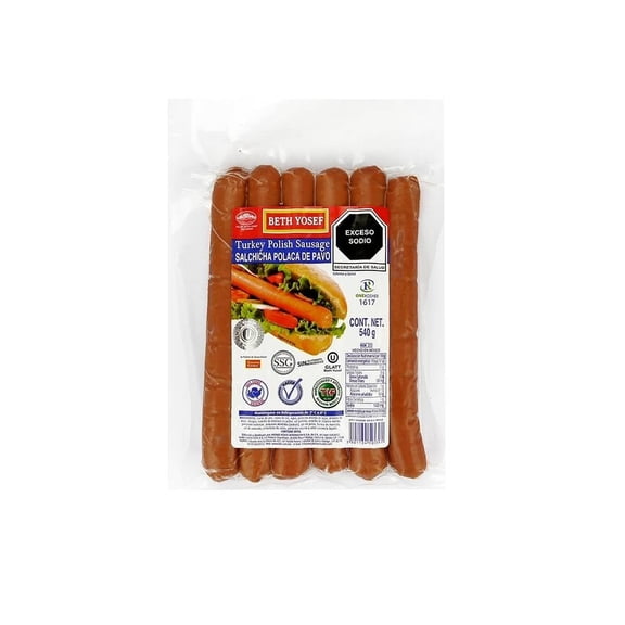 Salchicha de pavo Kurson Kosher polaca 540 g