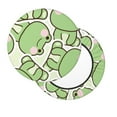 thumbnail image 2 of Kll Cute Frog Round Bar Chair Cushion Cover 12 Inch,Bar Stool Protector With Elastic, Soft Washable, 2 of 7