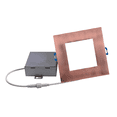thumbnail image 2 of DLE4 Series 4 in. Square Aged Copper Flat Panel LED Downlight in 5000K, 2 of 10