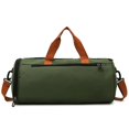 thumbnail image 1 of Bolso pequeño del gimnasio de los deportes Bagweekender bolso de la aptitud para los viajes de los deportes de la natación que se resuelven negro, 1 of 5