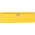 thumbnail image 2 of 48inx15inx15in Steel Truck Bed Tool Box with Diamond Plate Side Handle and Lock Keys Portable Storage Organizer for Pickup RV Trailer Yellow, 2 of 9
