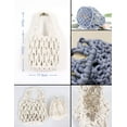 thumbnail image 7 of Kukuzhu New Straw Bag Cotton Thread Woven Bag Portable Net Bag Casual Bucket Handbag Summer Beach Purse for Women/Girls, 7 of 7