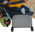 thumbnail image 6 of LeeQinersw Stroller Footrest Extension Annex Mat Universal Extended Footstool Foot Rest grey, 6 of 9