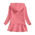 thumbnail image 7 of EnJoCho Girls Hooded Sweater Dress Western Style Casual Hooded Dress for Spring Autumn Baby Kids Pullover Knit Skirt Warm Outfit, 7 of 7
