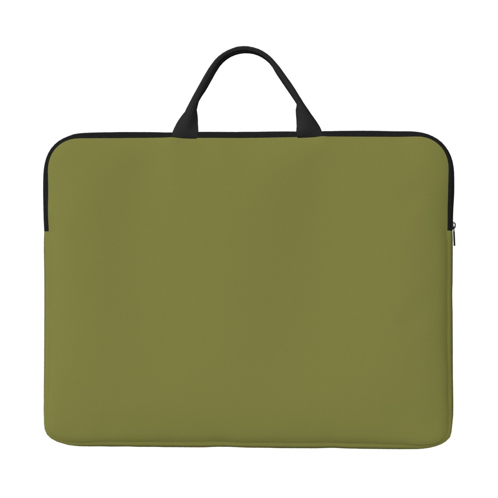 Laptop Sleeve Bag For Women Men 14inch Waterproof Durable Protective Computer Carrying Cover Handle Laptop Case Bag Army Green