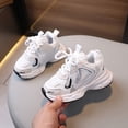 thumbnail image 2 of ASEIDFNSA Toddler Shoes Boys Girls Mesh Lightweight Breathable Athletic Running Sneakers White 1, 2 of 3