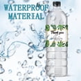 thumbnail image 4 of 30 etiquetas de agradecimiento para botellas de agua, pegatinas con diseño de hojas de la selva tropical, envoltorios decorativos para botellas, envoltorios impermeables para bodas, despedidas de, 4 of 8