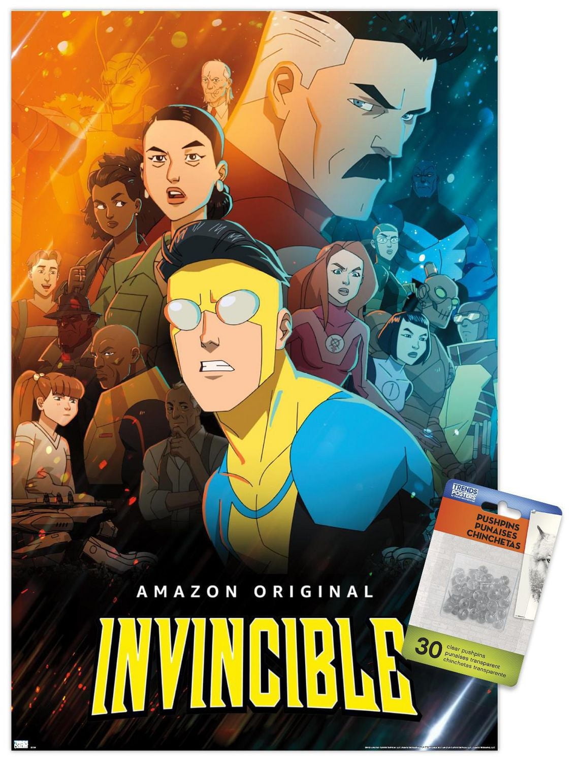 Invincible - Group One Sheet Wall Poster, 22.375" x 34"