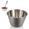 thumbnail image 2 of Cooking Utensils Clearance! L 304 Stainless Steel Sauce Cup Seasoning Plate Cross-Border Spot Sauce Cup Dipping Plate G, 2 of 6