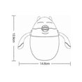 thumbnail image 2 of 280ml Children's Straw Cup Baby With Handle Anti Leakage Anti Choking Water Bottle(Brown Green Gray), 2 of 4