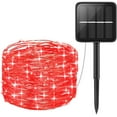 thumbnail image 1 of Guirnalda de luces solares Ormromra 100 luces rojas, 1 of 8