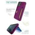 thumbnail image 4 of Smartish iPhone 11 Pro Wallet Case - Wallet Slayer Vol. 2 [Slim Protective Kickstand] Credit Card Holder (Silk) - Purple Reign, 4 of 7
