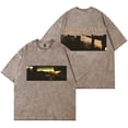 thumbnail image 1 of Waylon Wyatt Til The Sun Goes Down Wash Camisetas Verano Unisex Streetwear Camiseta de manga corta,8,XXL, 1 of 5
