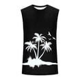 thumbnail image 2 of Hombres Casual Moda Impresión Suéter Cuello Redondo Deportes Tanque sin Mangas para Al Aire Libre Casual Diario, 2 of 5