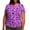VKOYWKM-ERW5-Multicolor, variant on VKOYWKM Halloween Fall Shirts Women Plus Size Halloween Print Holiday Top Short Sleeve Loose Fit Crew Neck Spooky Graphic Tees