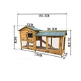 thumbnail image 2 of Spacious Outdoor Pet Rabbit Cage - Create a Dream Home Rabbit Villa with an Inviting Rabbit Nest for Your Furry Friends, 2 of 3