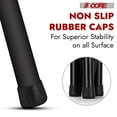 thumbnail image 5 of 5 Core Speaker Stand Tripod Pair Floor Heavy Duty Adjustable Up to 72 Inch DJ Studio Monitor Stands Pole Mount - SS HD 2PK BLK BAG, 5 of 13