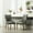 Gray, variant on Solid Wood Construction with Button Tufting / Create Inviting Dining Atmosphere with Chair Pair
