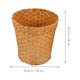 thumbnail image 5 of Cesta de lavandería para baño Cesta de papel de desecho para el hogar Cesta de almacenamiento tejida, 5 of 7