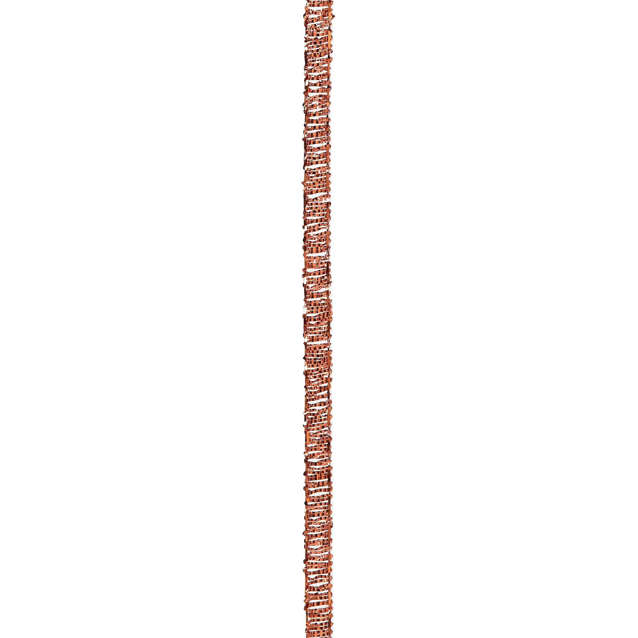 (8 pack) Offray Ribbon, Copper 1/8 inch Galena Metallic Ribbon, 9 feet