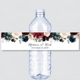 thumbnail image 4 of 30 piezas, etiquetas personalizadas con diseño floral para botellas de agua de boda, pegatinas, cumpleaños, aniversario, impermeables, 4 of 5