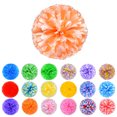 thumbnail image 4 of Hbdhejl 2Pcs Cheerleaders Handheld Color Flower Sports Activities Performance Cheering Supplies Round High Density Color Strip Lightweight Double Finger Ring Buckle Design Anti Slip Off, 4 of 4