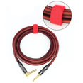 thumbnail image 2 of ruzhgo Guitar Audio Cable Noise Reduction Audio Line for Electric Guitar Bass Keyboard Drum Straight to Right Angle Plug No.3, 2 of 6