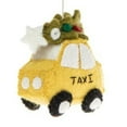 thumbnail image 2 of Felt Taxi Ornament, 2 of 4