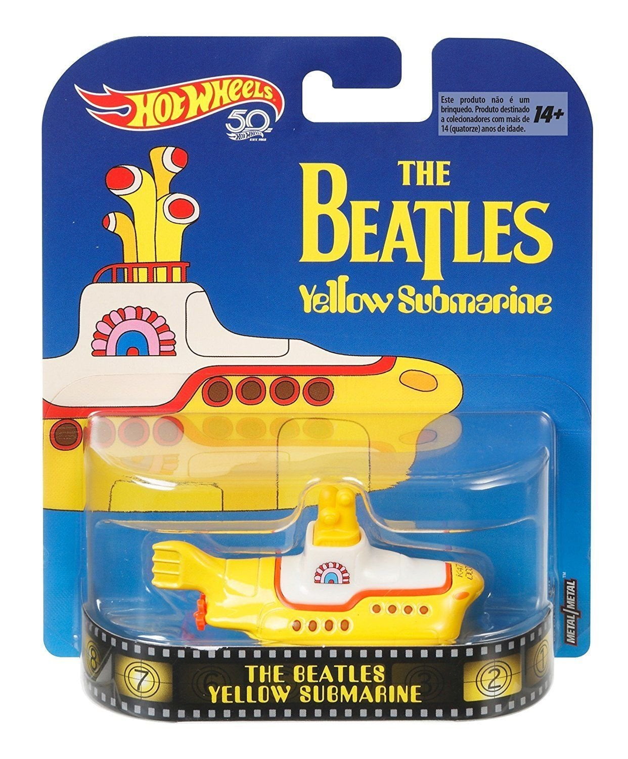 2019 Hot Wheels 1/64 Retro Entertainment The Beatles Yellow Submarine