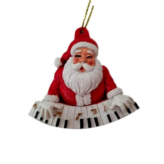 Santa Piano Keyboard New Orleans Merry Christmas Ornament Party Favors