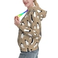 thumbnail image 2 of Honeii Lovely Penguin Pattern Womens Oversized Hoodies Long Sleeve Sweatshirts Pullover Fall Outfits with Pocket-Medium, 2 of 7