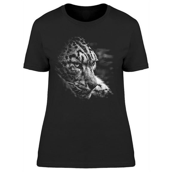 Snow Leopard Lying In The Ground T-Shirt Women -Image by Shutterstock, Female Medium
