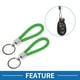 thumbnail image 2 of Llavero de Coche Único Bargains Llavero Universal con Anillo para Llaves de Fob para Casa Metal Tono Plateado Verde Claro 2 Pcs, 2 of 6