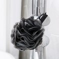 thumbnail image 4 of Paquete de 2 esponjas de ducha de baño, bolas de ducha suaves para lavado corporal, accesorios de baño para hombres y mujeres, paquete de 2, negro brillar  Electrónica, 4 of 5