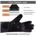 thumbnail image 6 of AYAMAYA Animal Handling Gloves -Snake Bite Proof Gloves Kevlar Reinforced Leather Palm & Fingers Anti Reptile Cat Scratch Snake, 16inch, 6 of 6