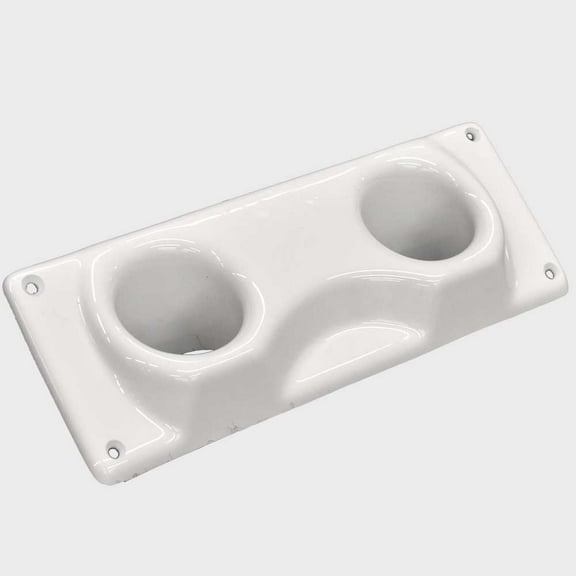 Boat Vent Panel 687-1109540 | Dual  10 x 3 5/8 Inch Off White Plastic