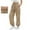 *Khaki, variant on ClodeEU Women's High Waisted Sweatpants,Baggy Bottoms,Workout Active Joggers Pants Beige,Womens Plus L