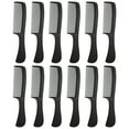 thumbnail image 2 of Black Plastic Hair Comb for Home Use Durable and Gentle on Scalp 12 Pieces, 2 of 7
